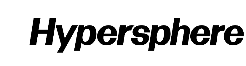 Hypersphere logo with a blue and green interconnected circular design to the left of the text.